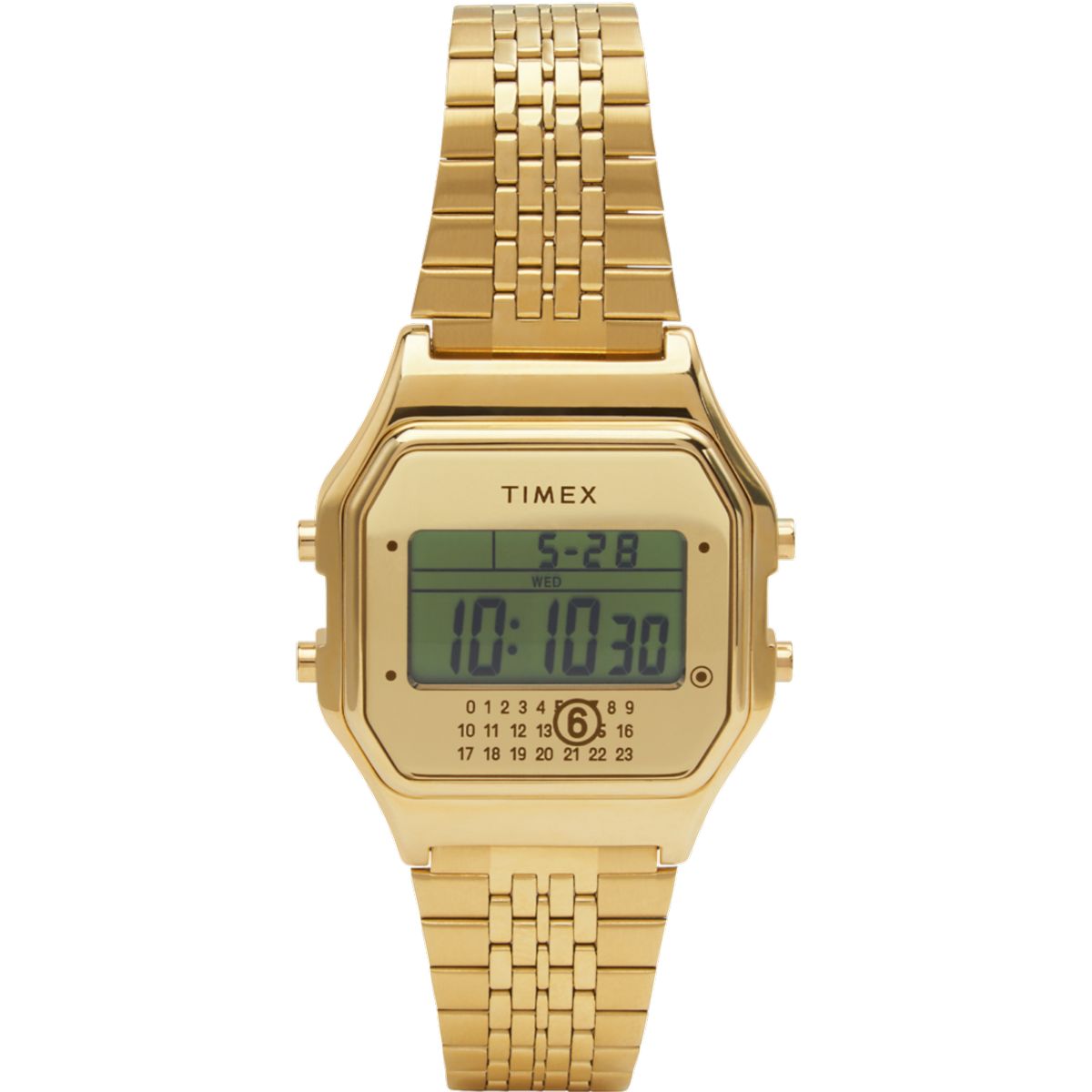 Retro-Digitaluhr mit Armband