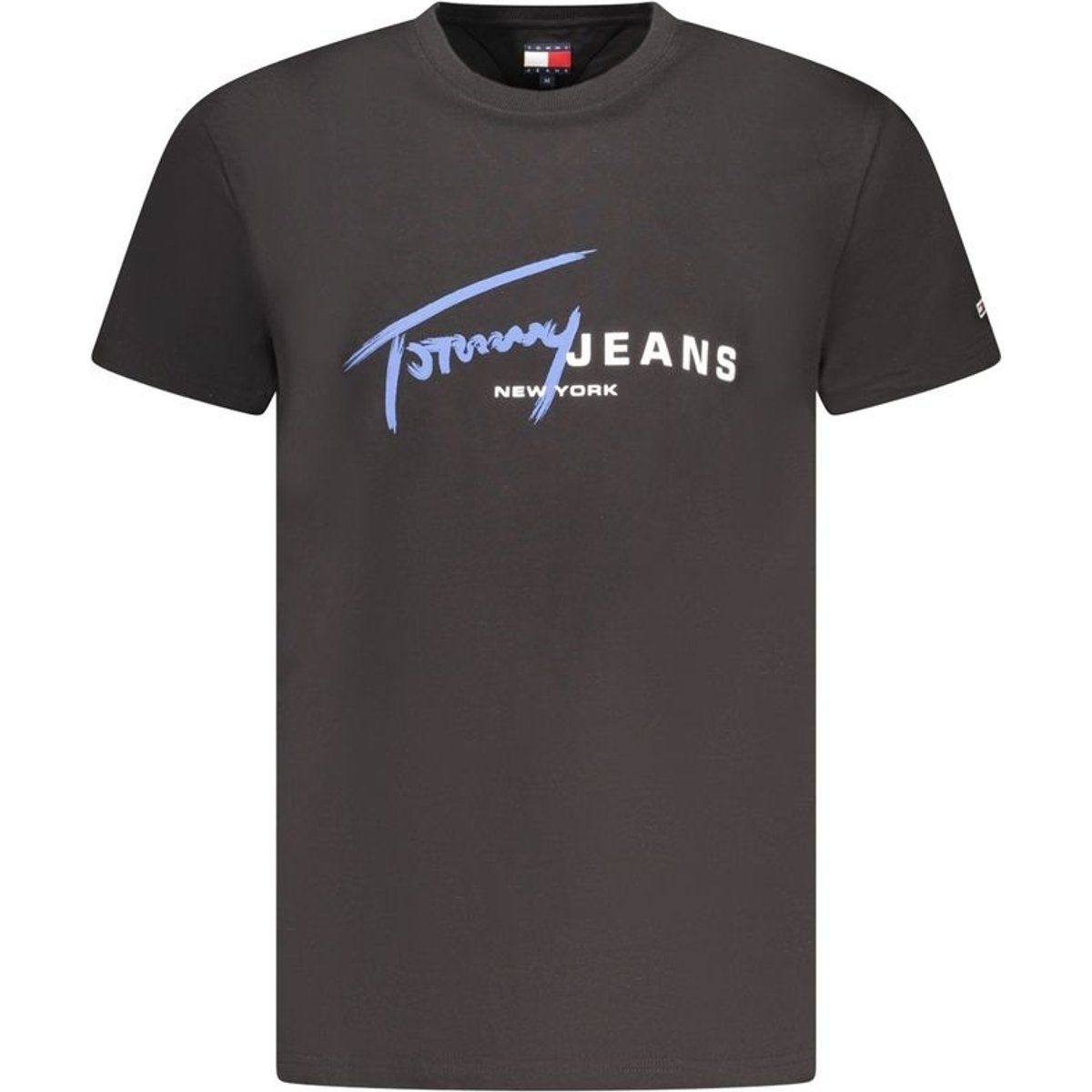 Jersey-T-Shirt mit Signature-Grafik-Print