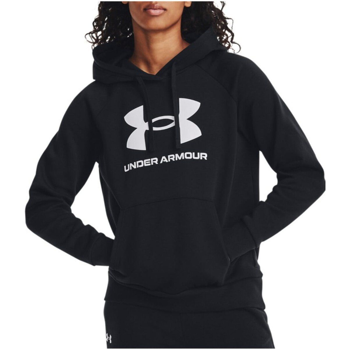 Klassischer Kapuzenpullover mit Logo-Print