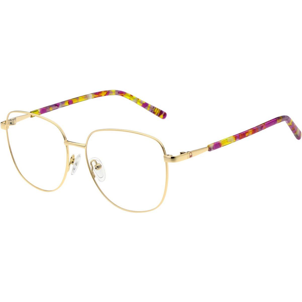 Geometrische quadratische Metallbrille