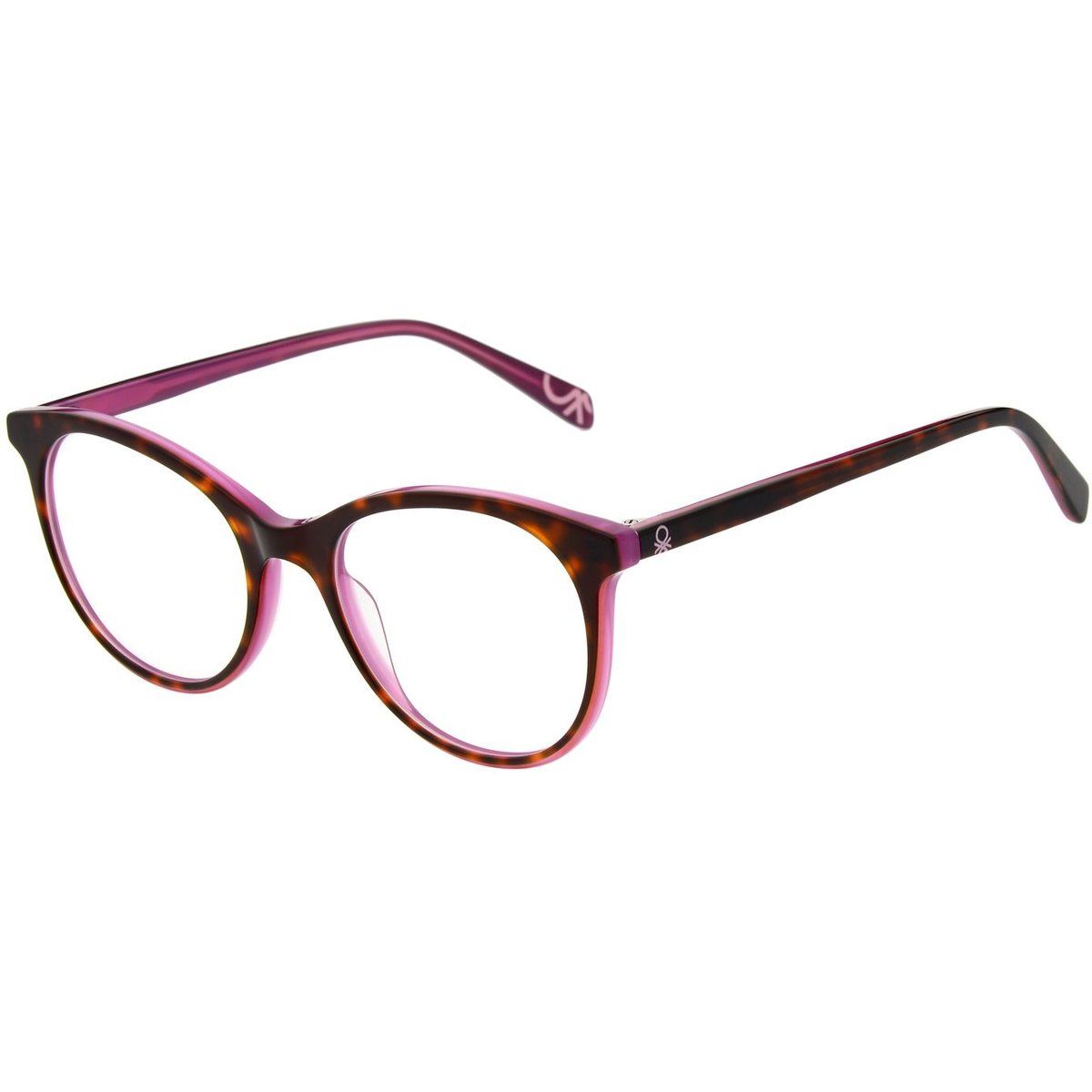 Zweifarbige Cat-Eye Brillenfassung