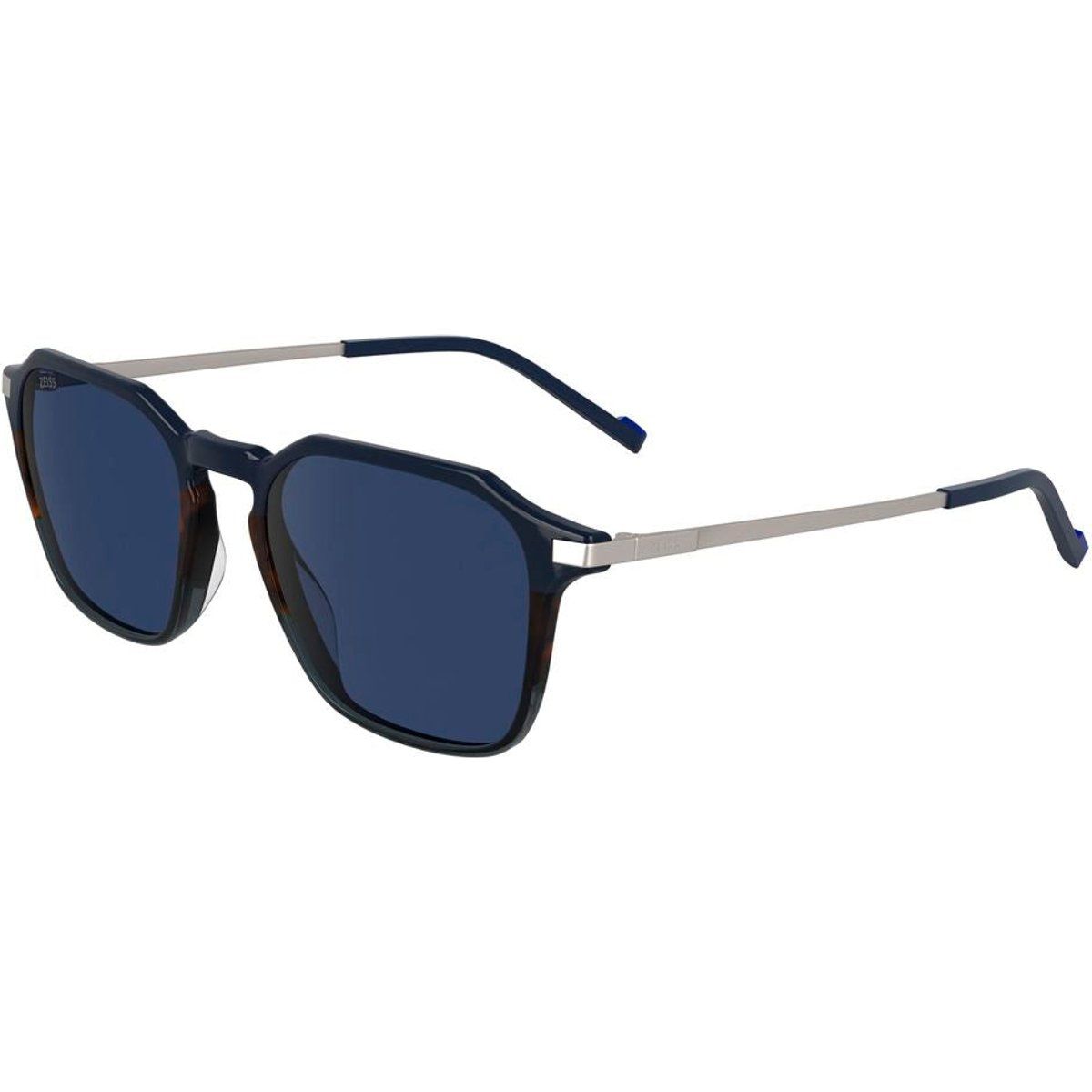 Anspruchsvolle Sonnenbrille mit geometrischem Rahmen