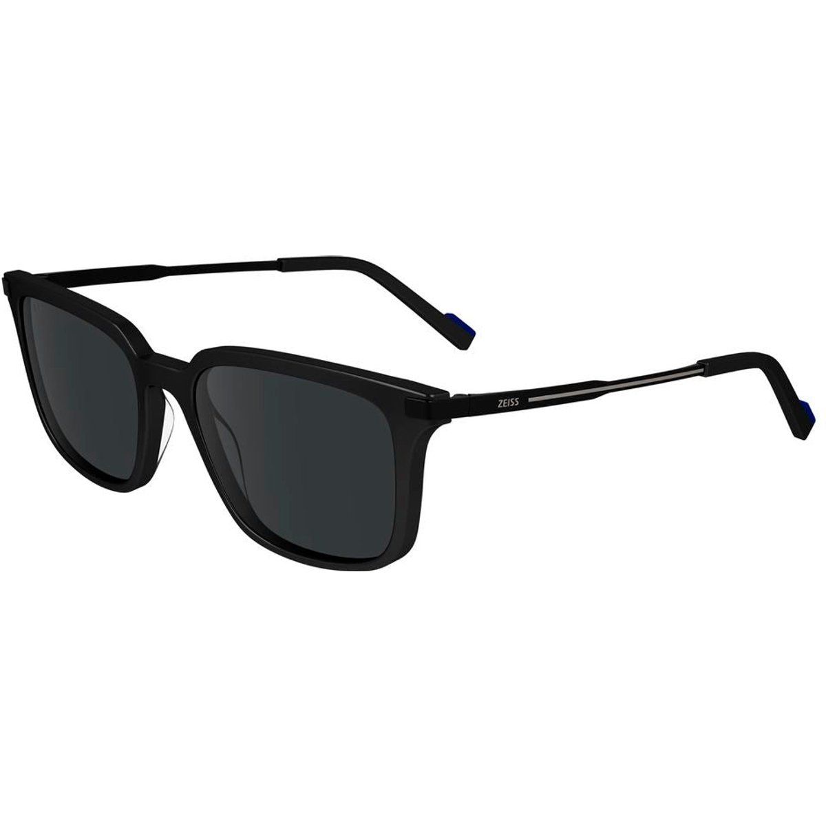 Quadratische Acetat-Sonnenbrille mit Metalldetail