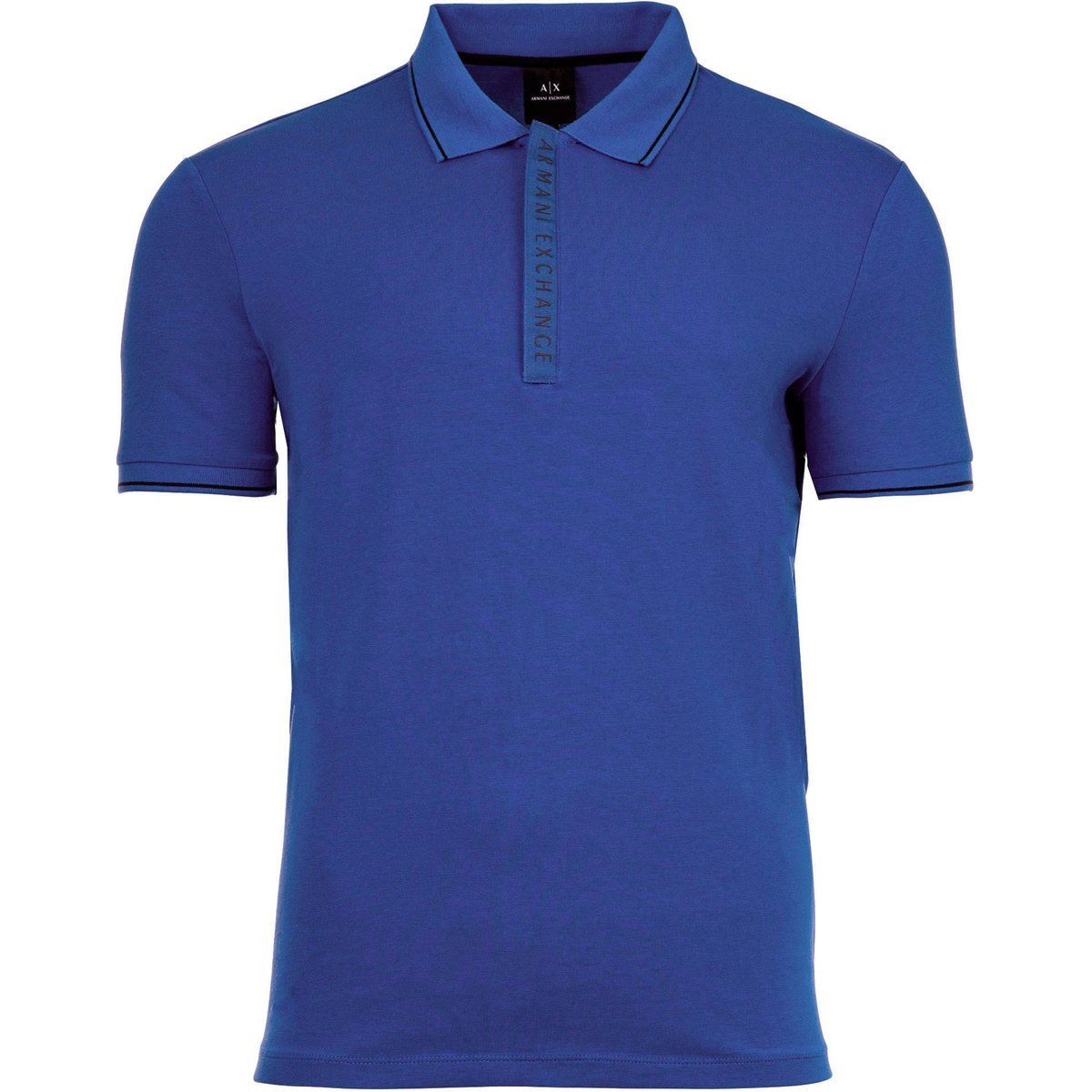 Klassisches Poloshirt mit Logo-Knopfleiste