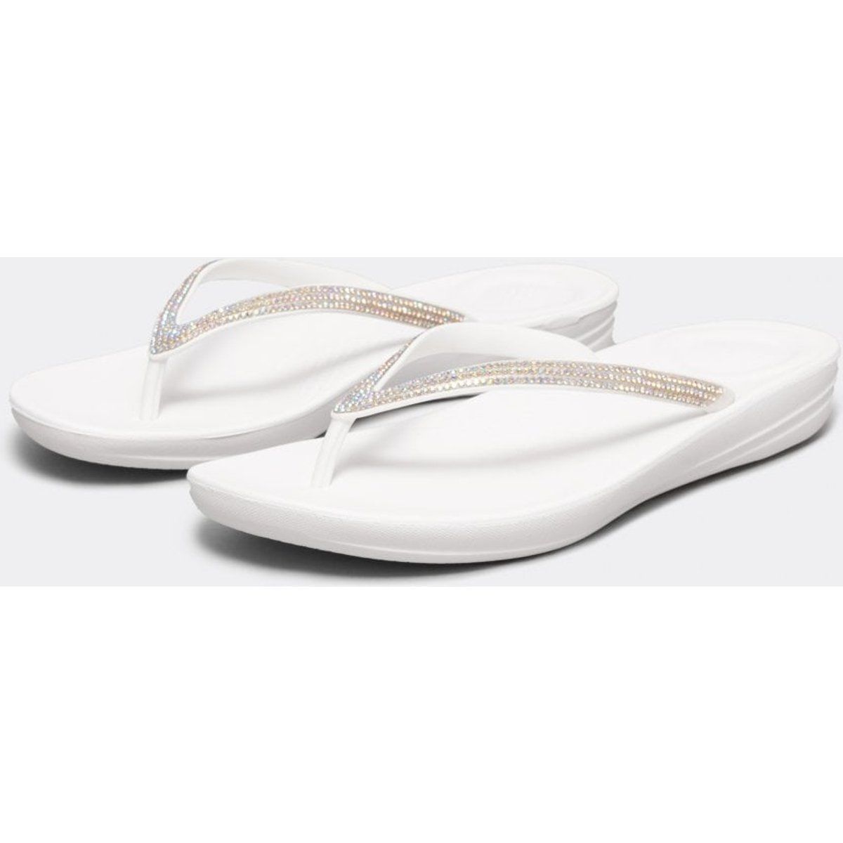 Funkelnde Flip-Flops mit Polsterung
