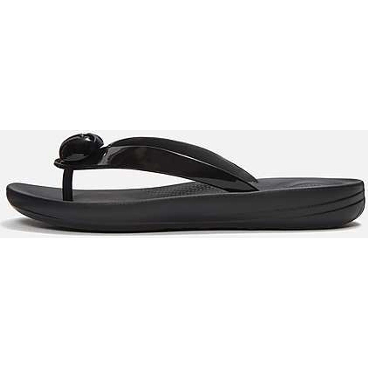 Ergonomische Flip-Flops mit Knopf-Detail