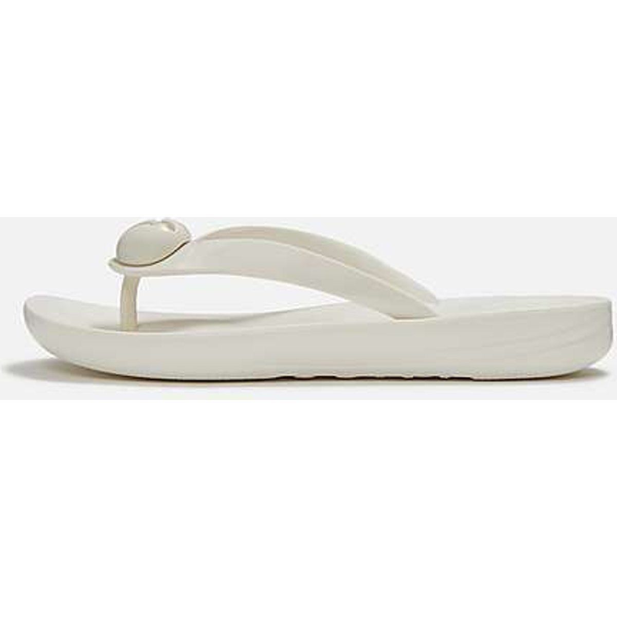 Ergonomische Flip-Flops mit Knopf-Detail
