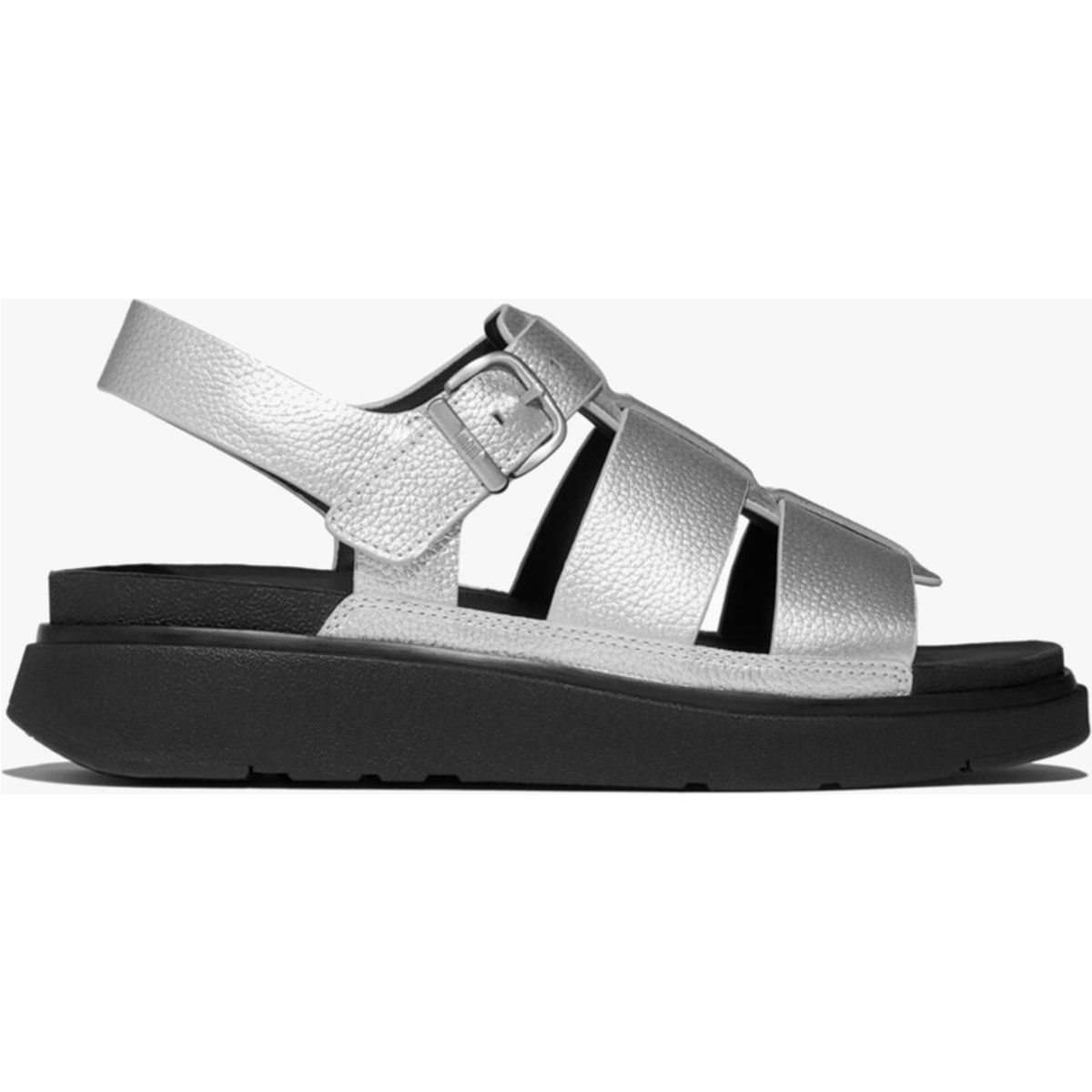 Fisherman-Sandalen aus gewalktem Leder