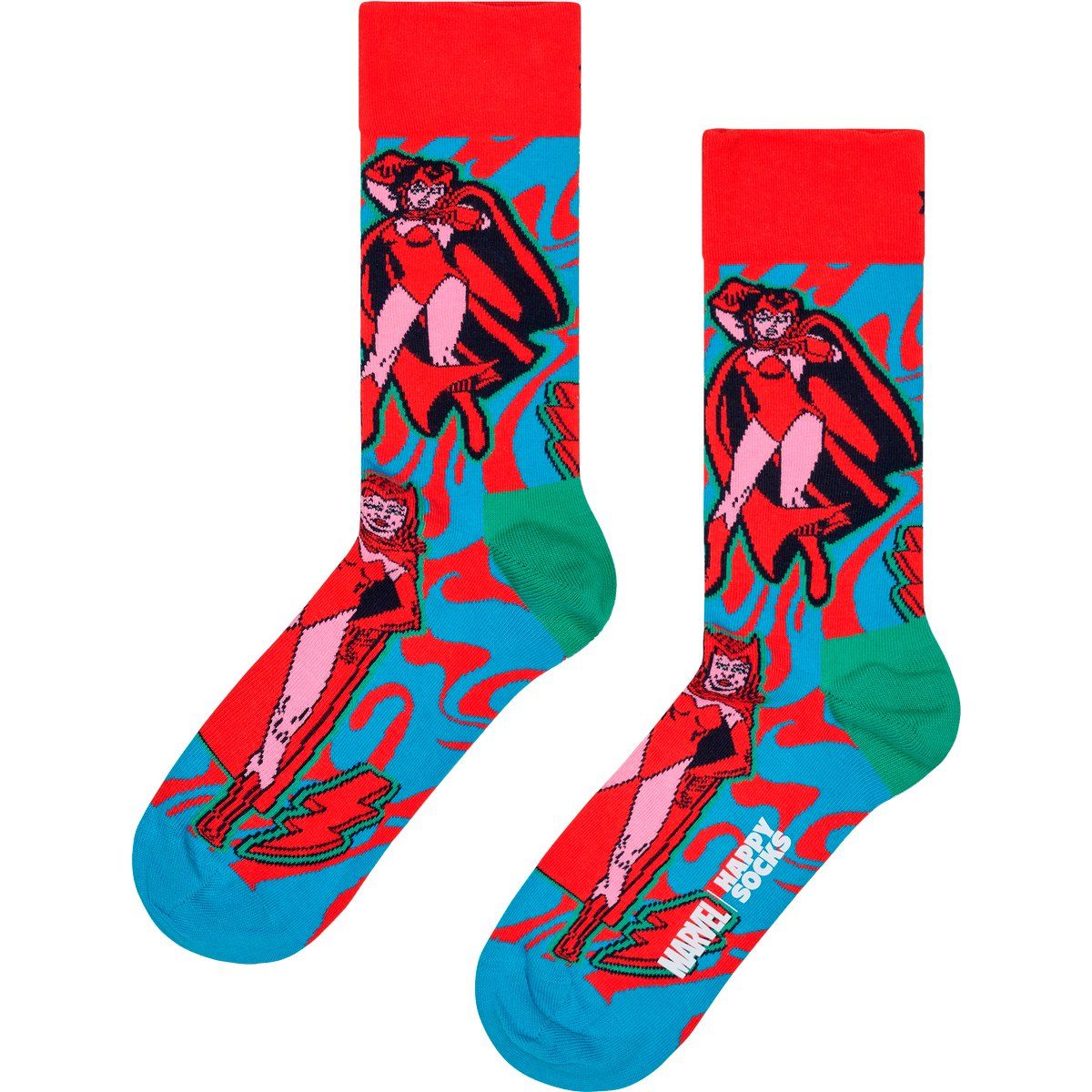 Scarlet Witch Superhelden Crew Socken