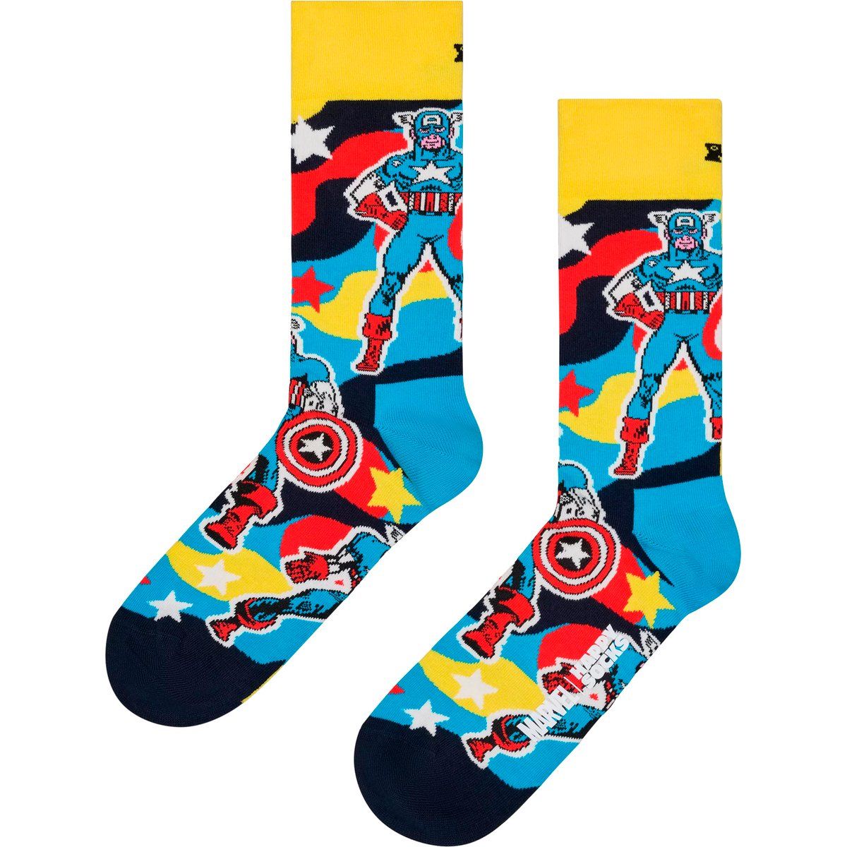 Captain America Comic Crew Socken