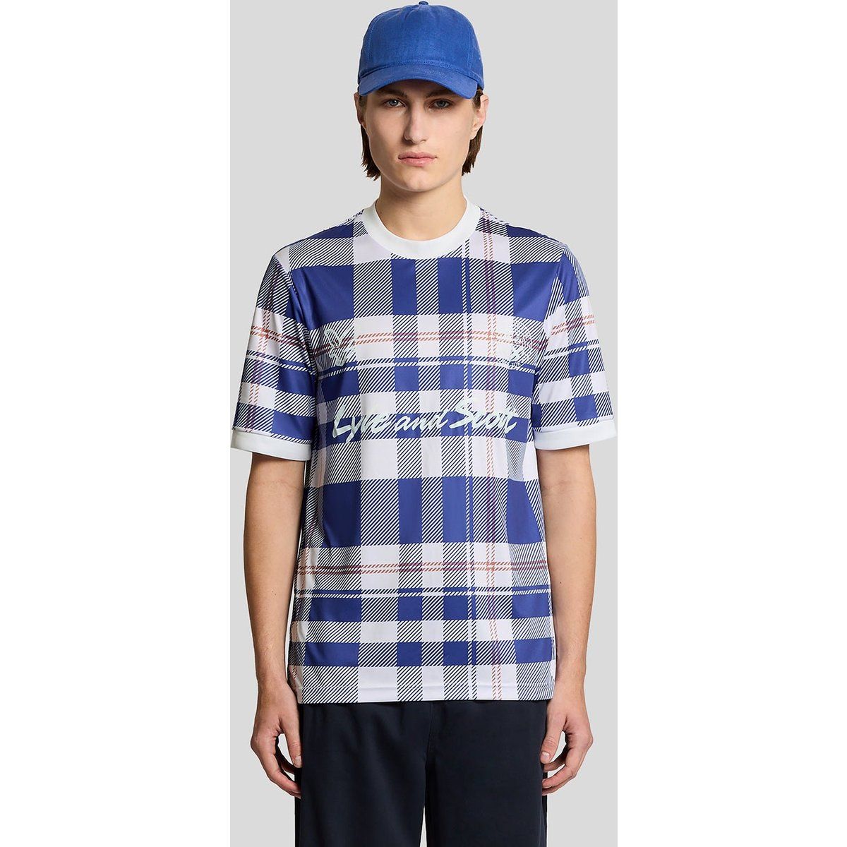 Fußballtrikot mit Tartan-Karomuster