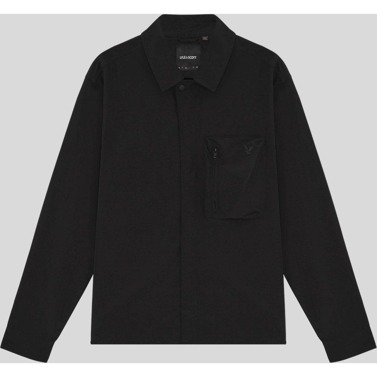 Leichtes Utility-Overshirt mit Tasche