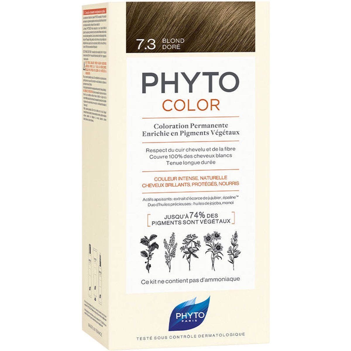 Pflanzliche Permanente Goldblonde Haarfarbe
