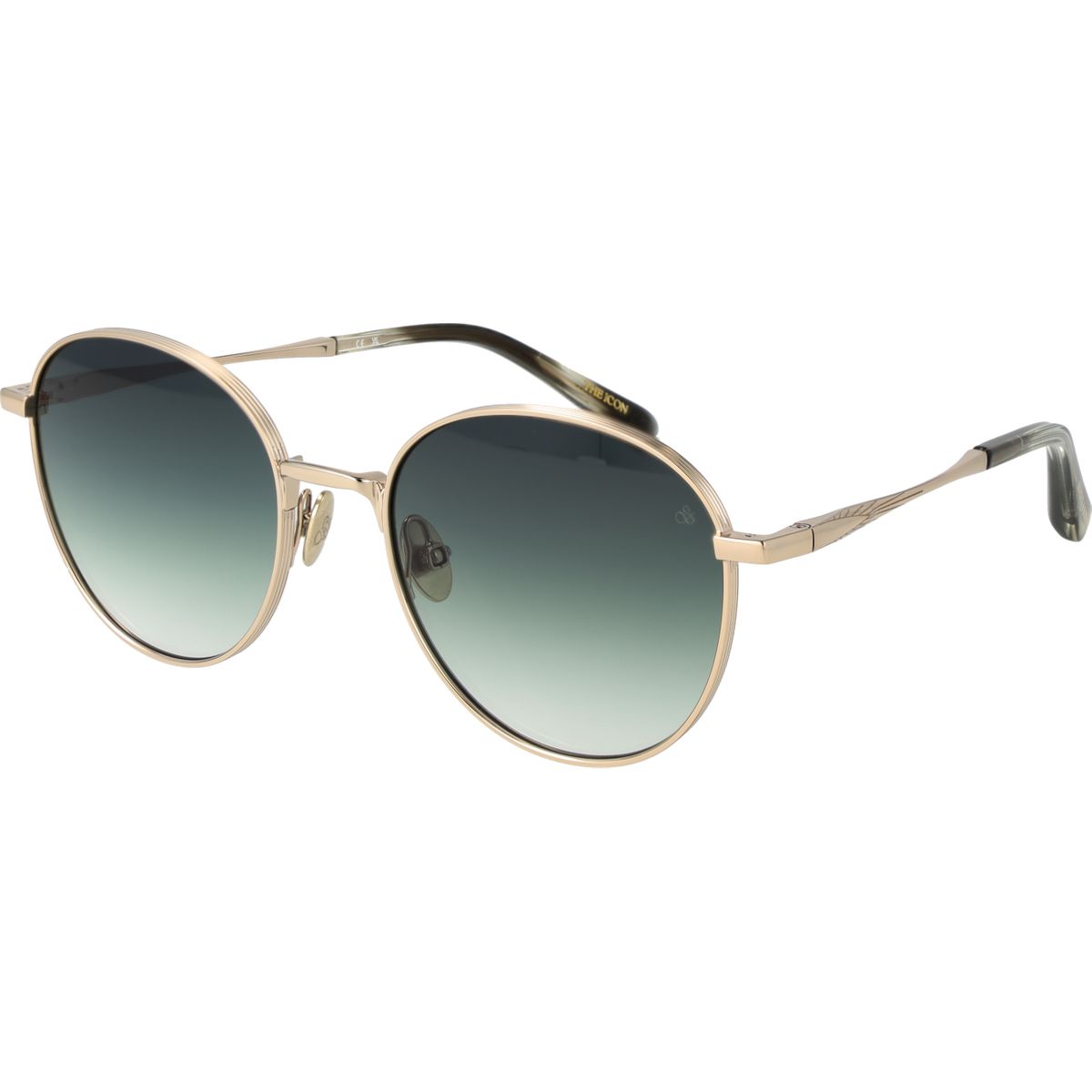 Retro Panto-Sonnenbrille mit Rundrahmen