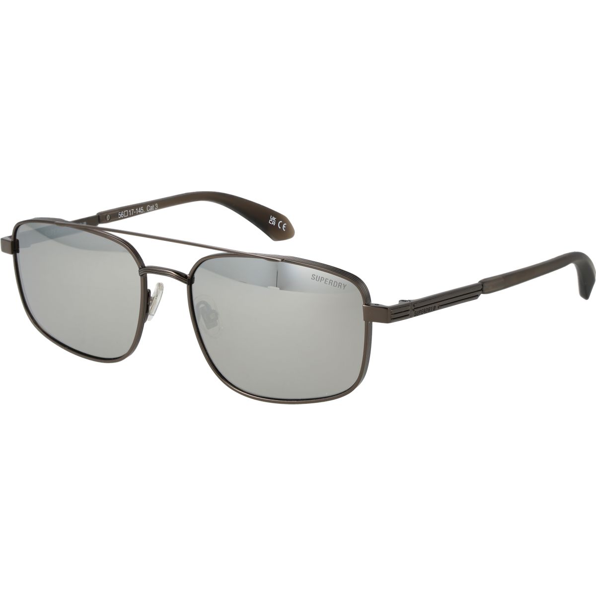 Eckige Metall-Navigator-Sonnenbrille