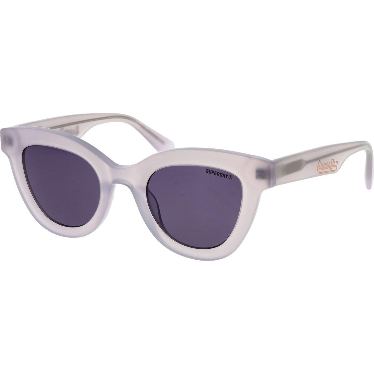 Matte Transparente Cat-Eye Sonnenbrille