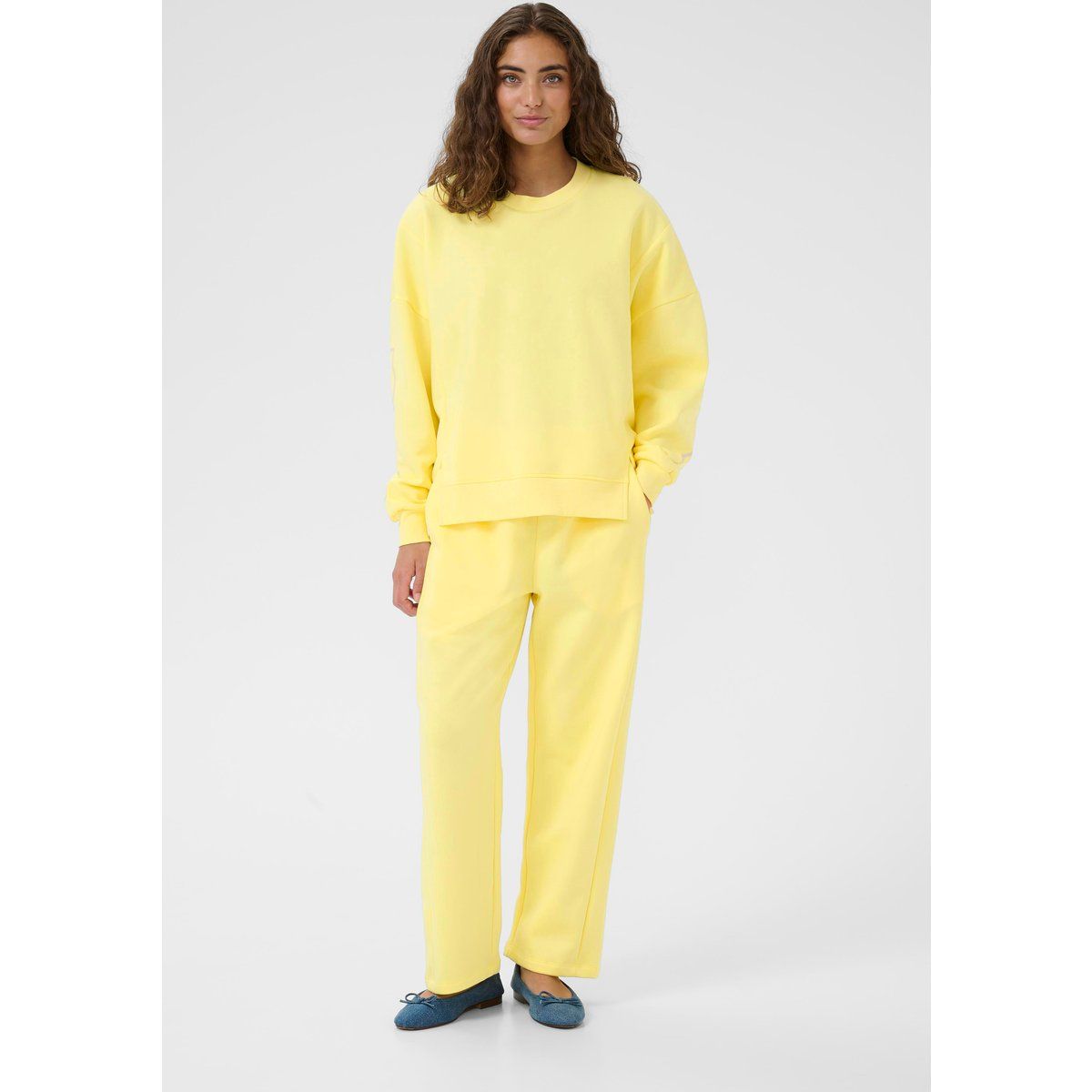 Oversized Sweatshirt mit Rundhalsausschnitt