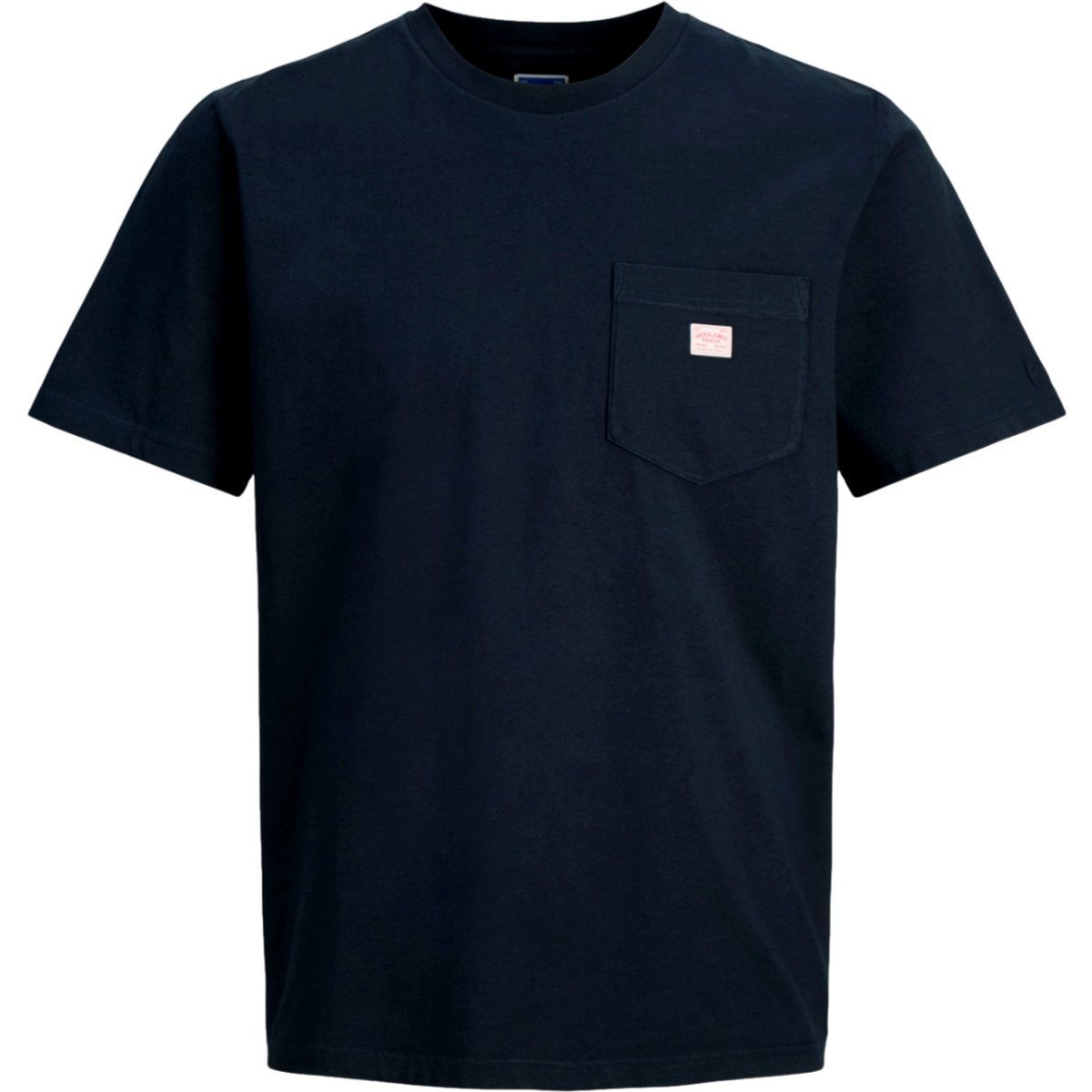 Regular Fit Baumwoll-Taschen-T-Shirt
