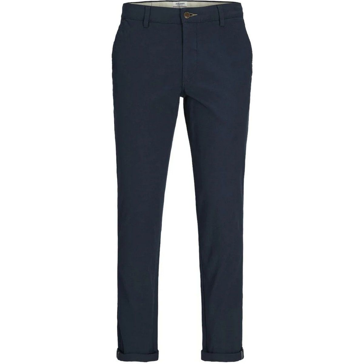 Klassische Low-Rise Dobby-Chinos
