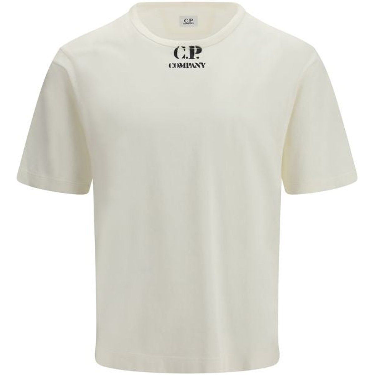 Minimalistisches Grafik-Logo Baumwoll-Shirt