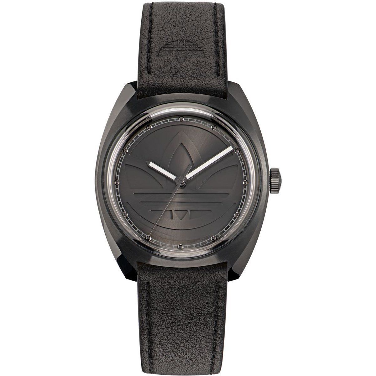 Minimalistische Monochromatische Logo-Uhr