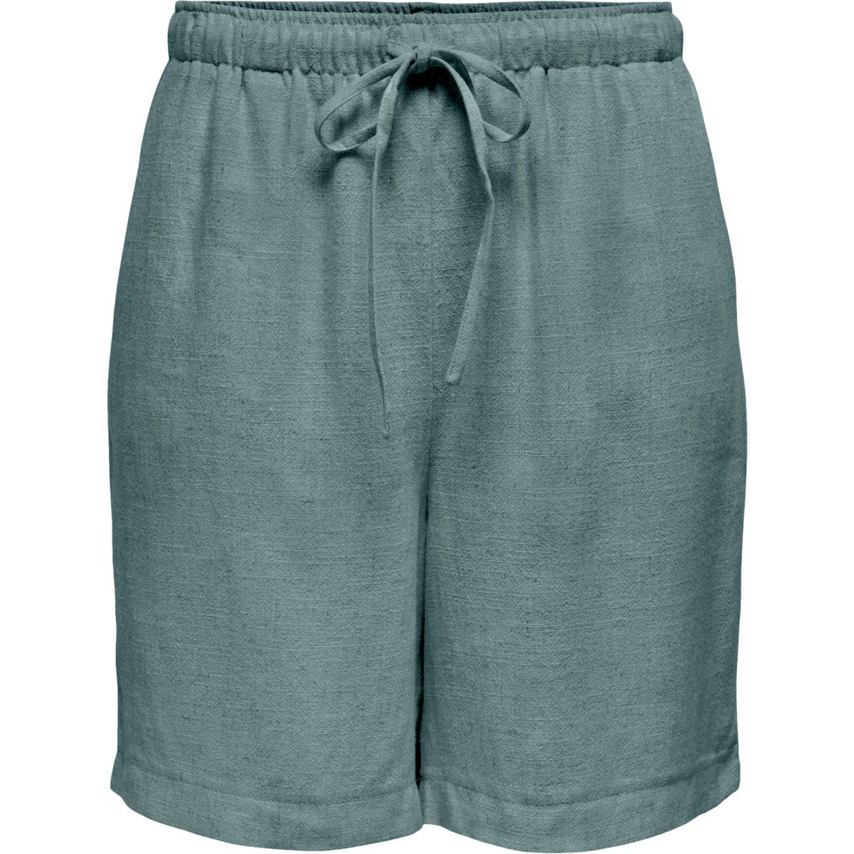 Luftige Bermuda-Shorts aus Leinenmischung