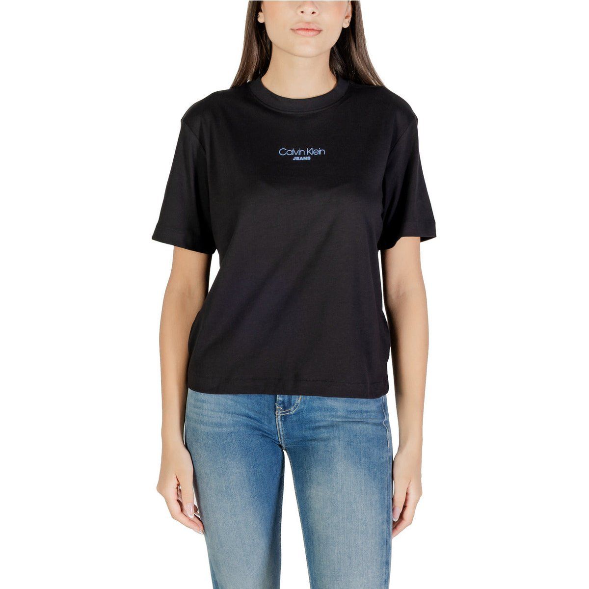 Minimalistisches Logo-T-Shirt aus Baumwolle