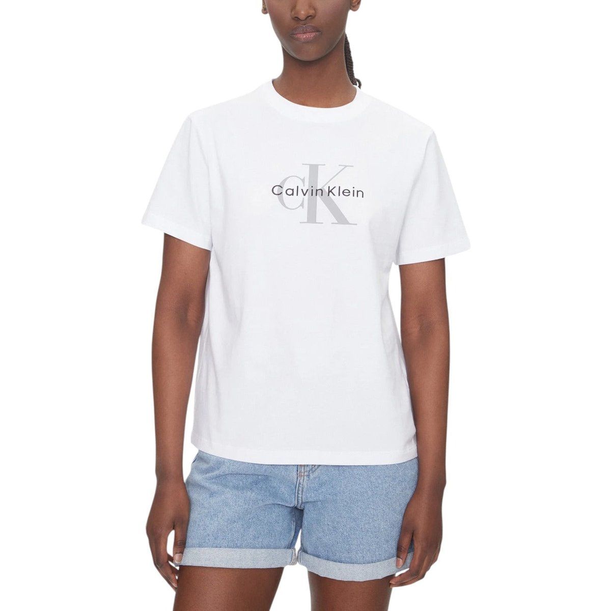 Baumwoll-T-Shirt mit Logo-Monogramm