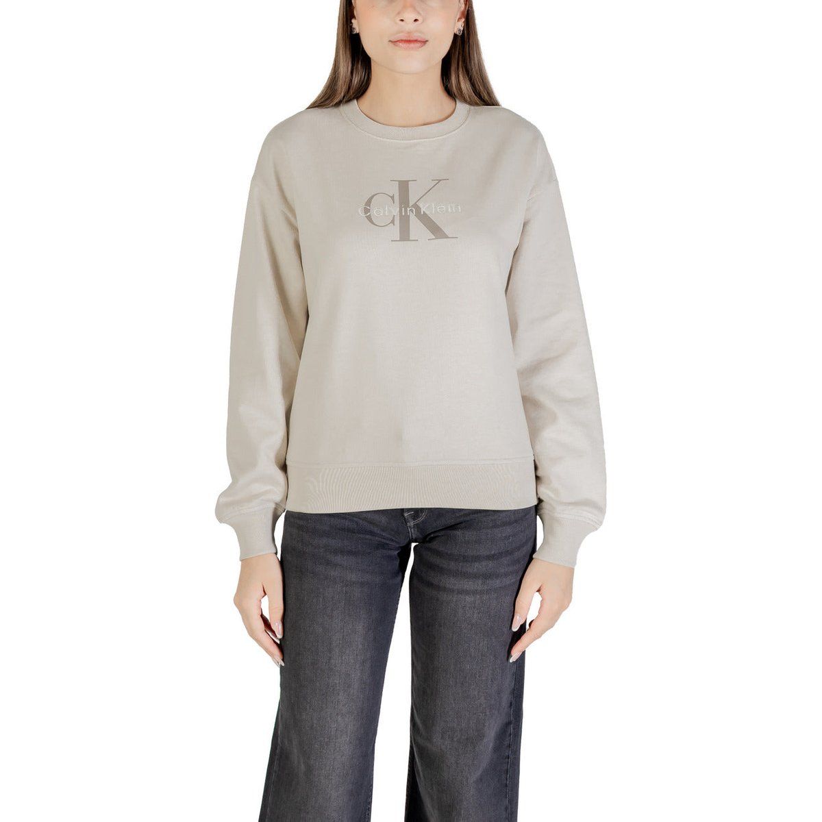 Sweatshirt mit Logo-Print und Rundhalsausschnitt