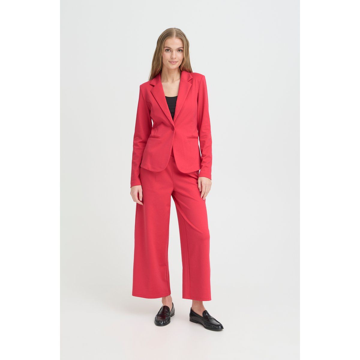 Einreihiger Taillierter Revers-Blazer