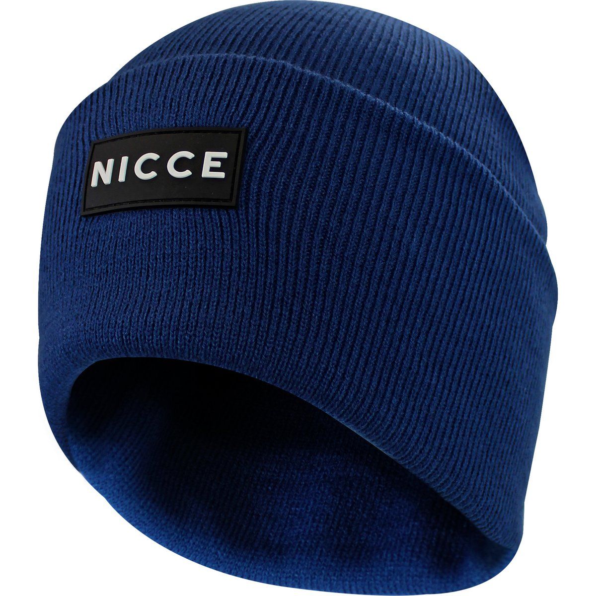 Terrain Rippstrick-Beanie mit Umschlag