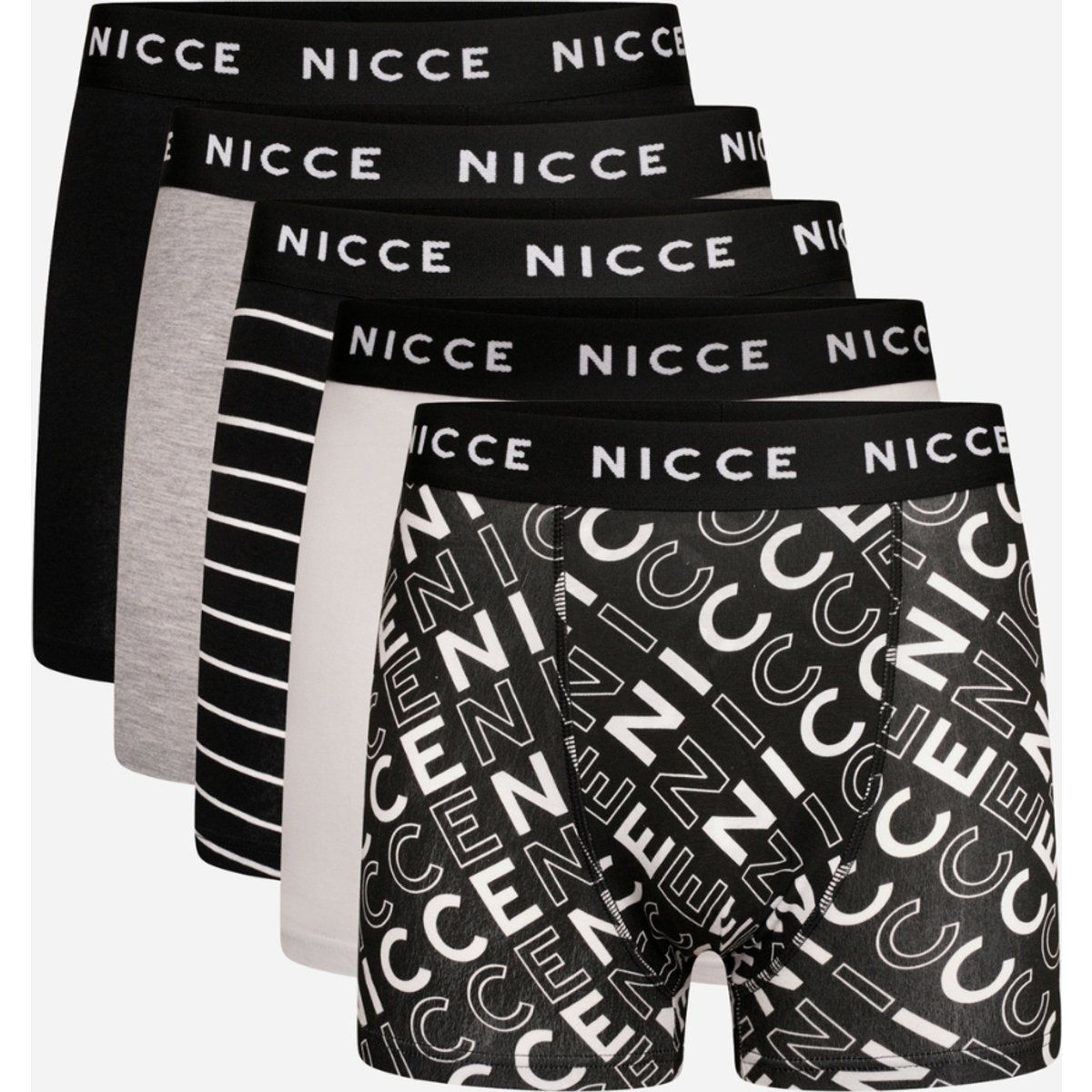 Baumwoll-Boxershorts mit Logo-Bund