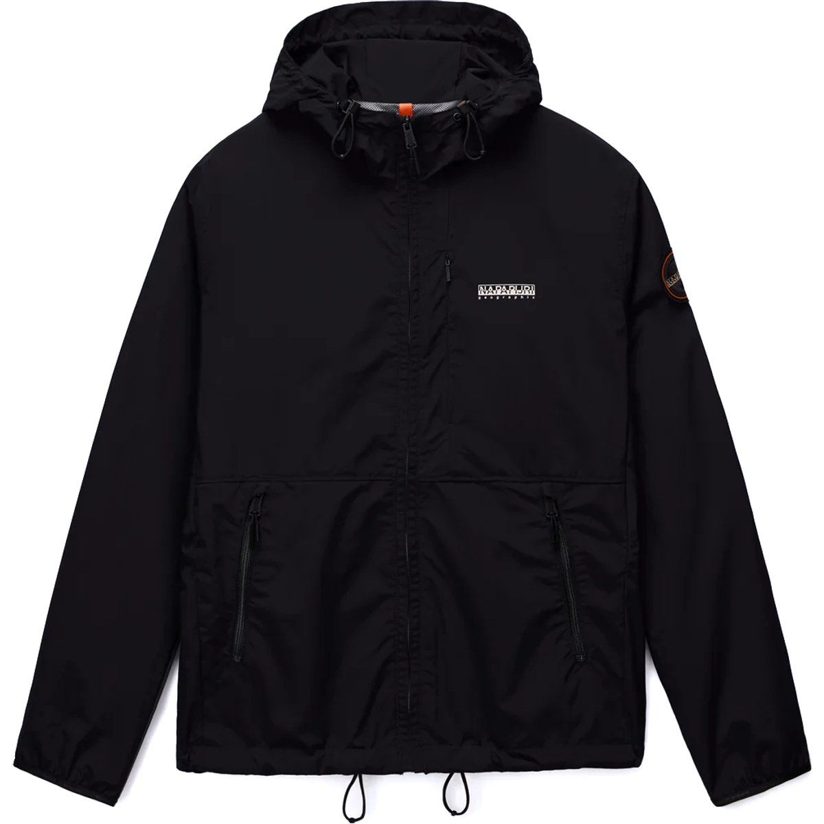 Leichte technische Windjacke mit Kapuze