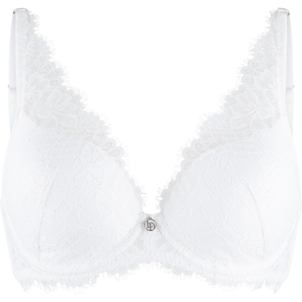 Eleganter wattierter Triangel-BH aus Spitze