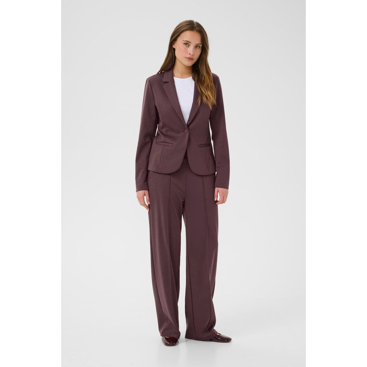 Taillierter Einknopf-Blazer in Schmaler Passform