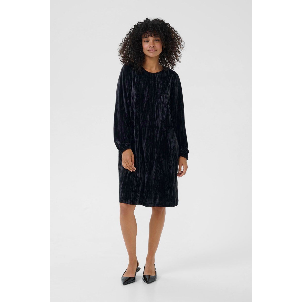 Strukturiertes Minikleid in Knitteroptik