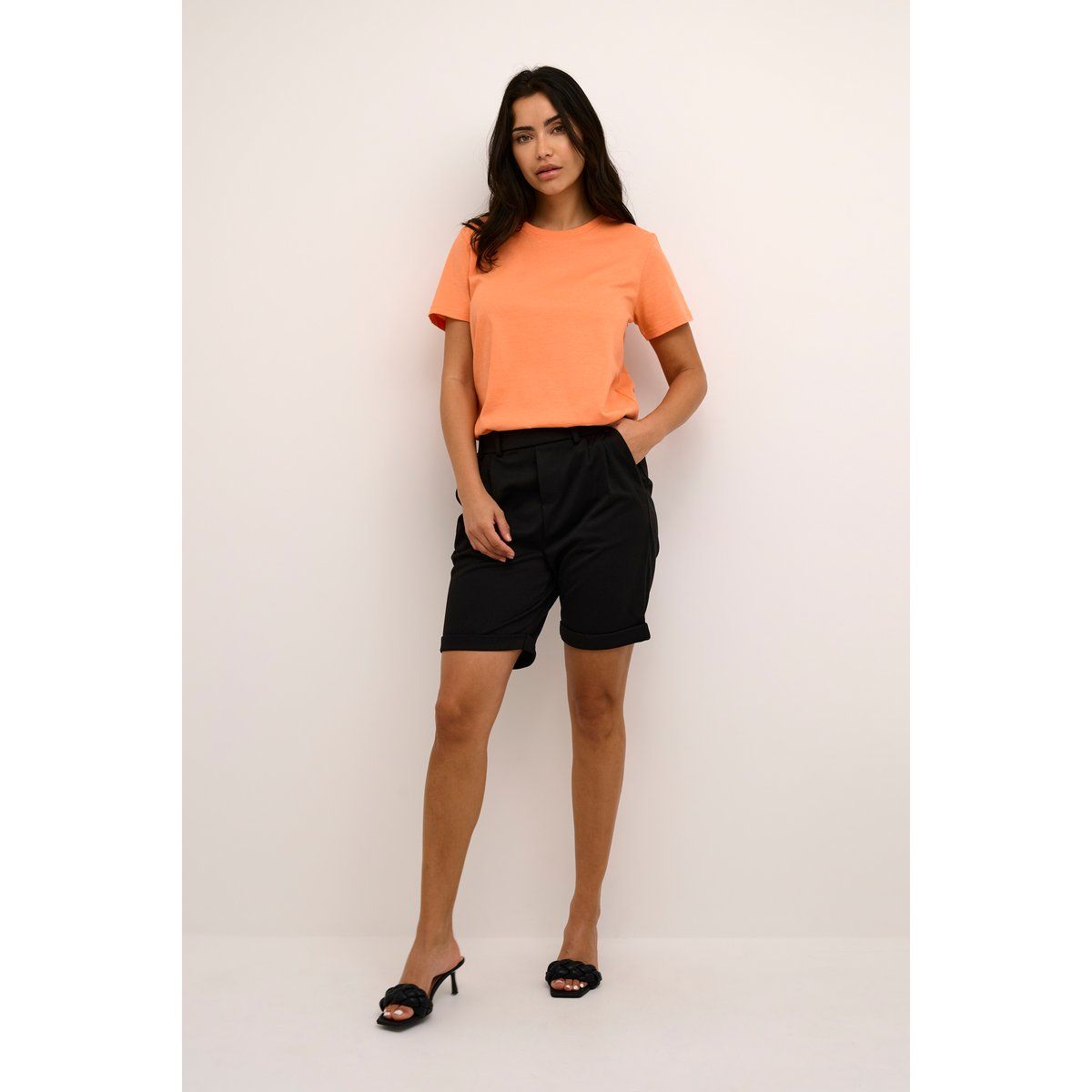 Klassische Shorts mit elastischem Bund