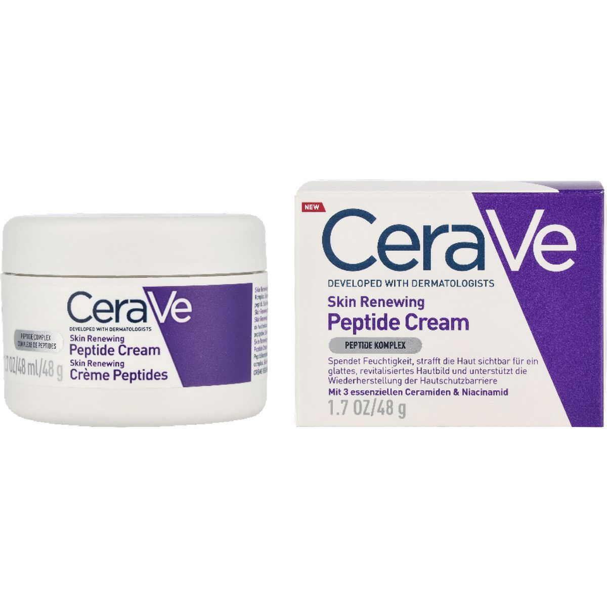 Hauterneuernde Peptidcreme