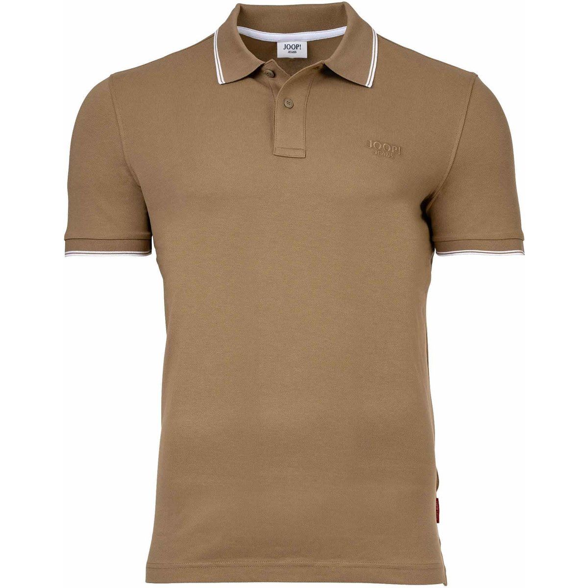 Piqué-Poloshirt mit Kontraststreifen