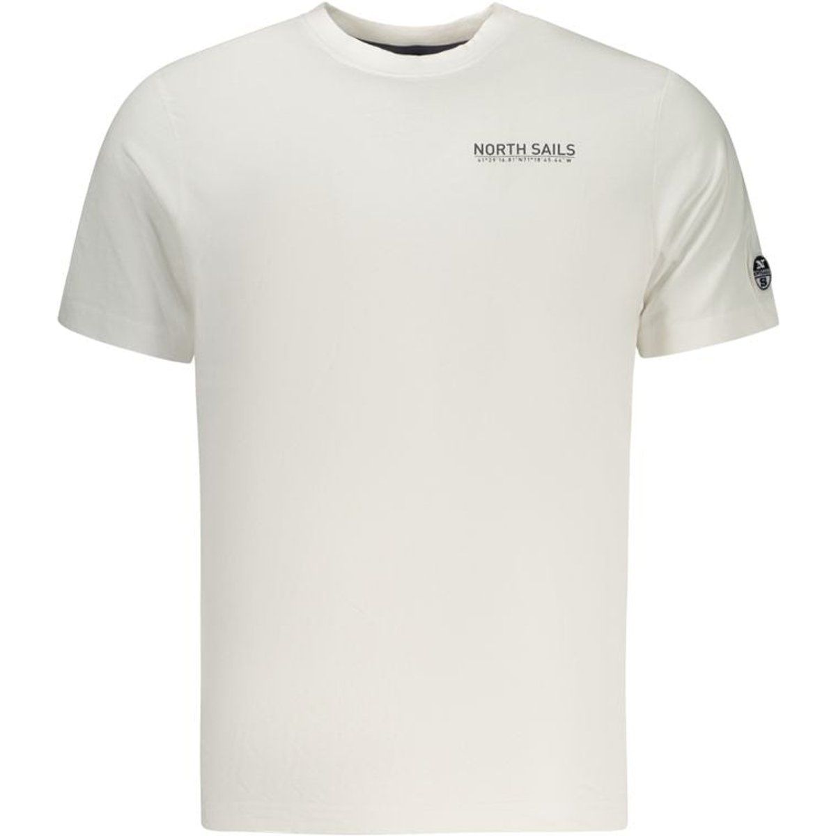 Minimalistisches Baumwoll-T-Shirt mit Print