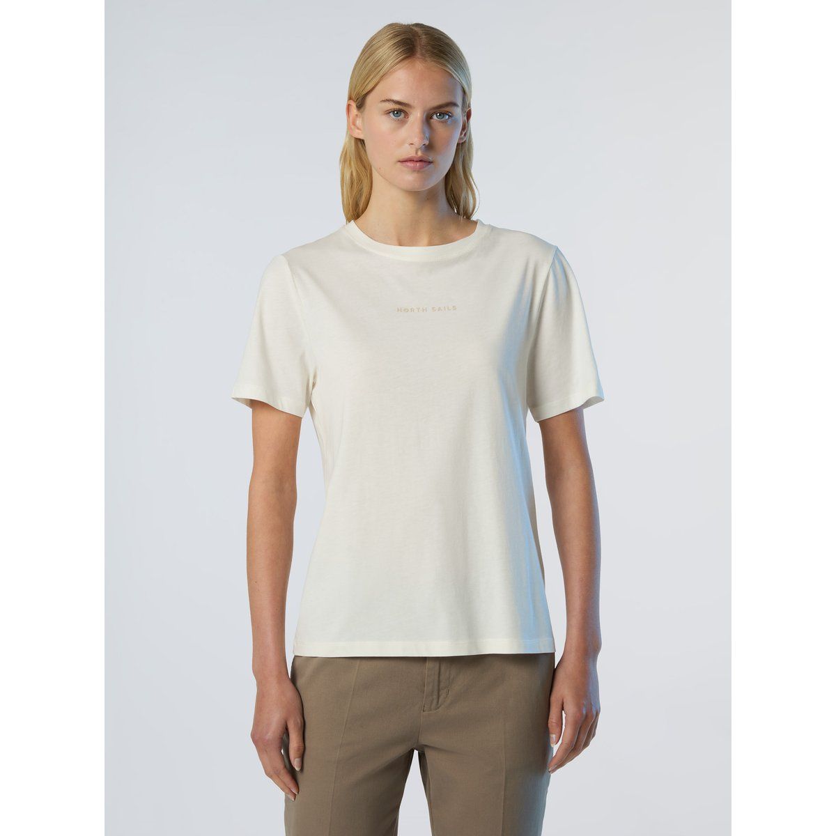 Minimalistisches Jersey mit erhabenem Logo
