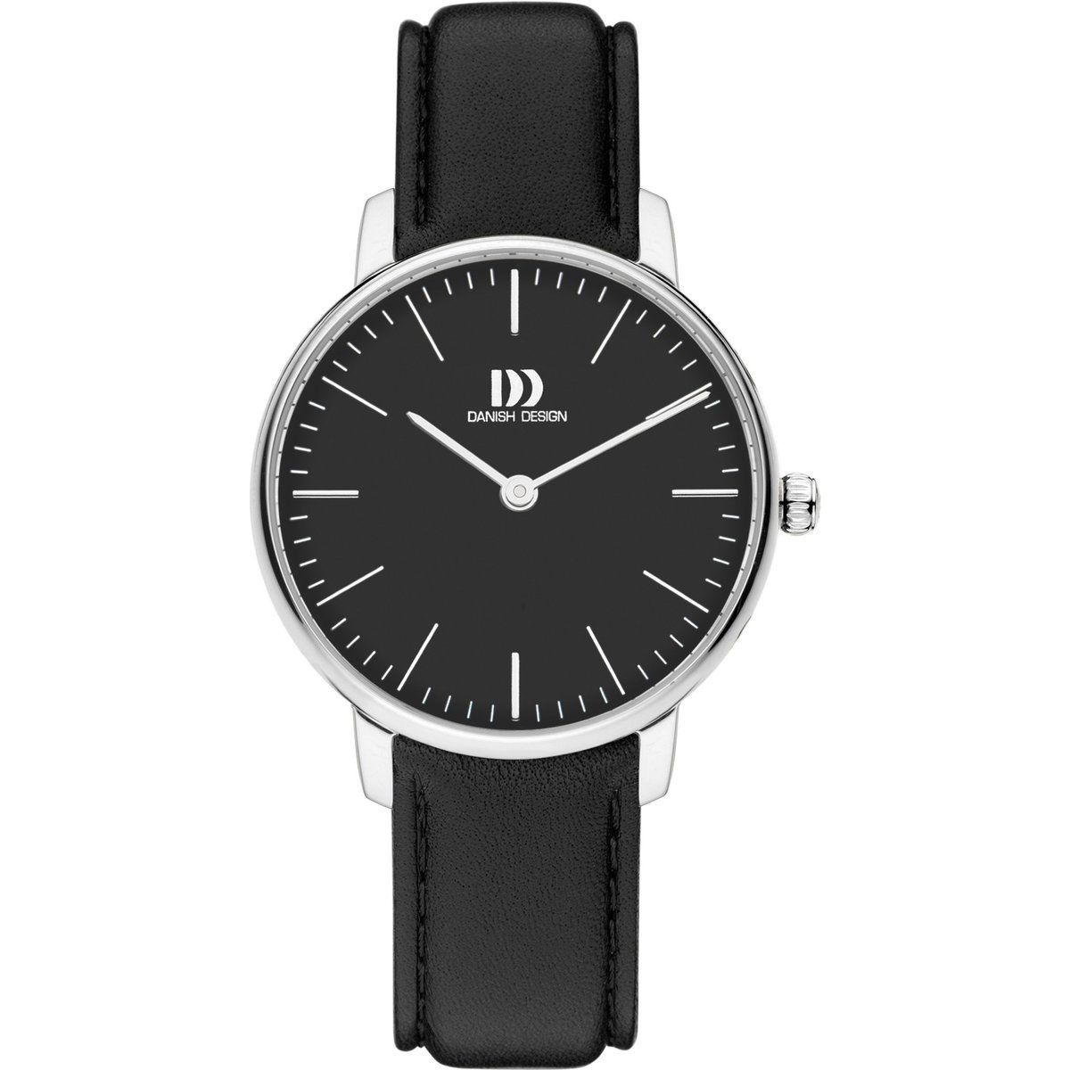 Minimalistische Lederarmband-Analoguhr