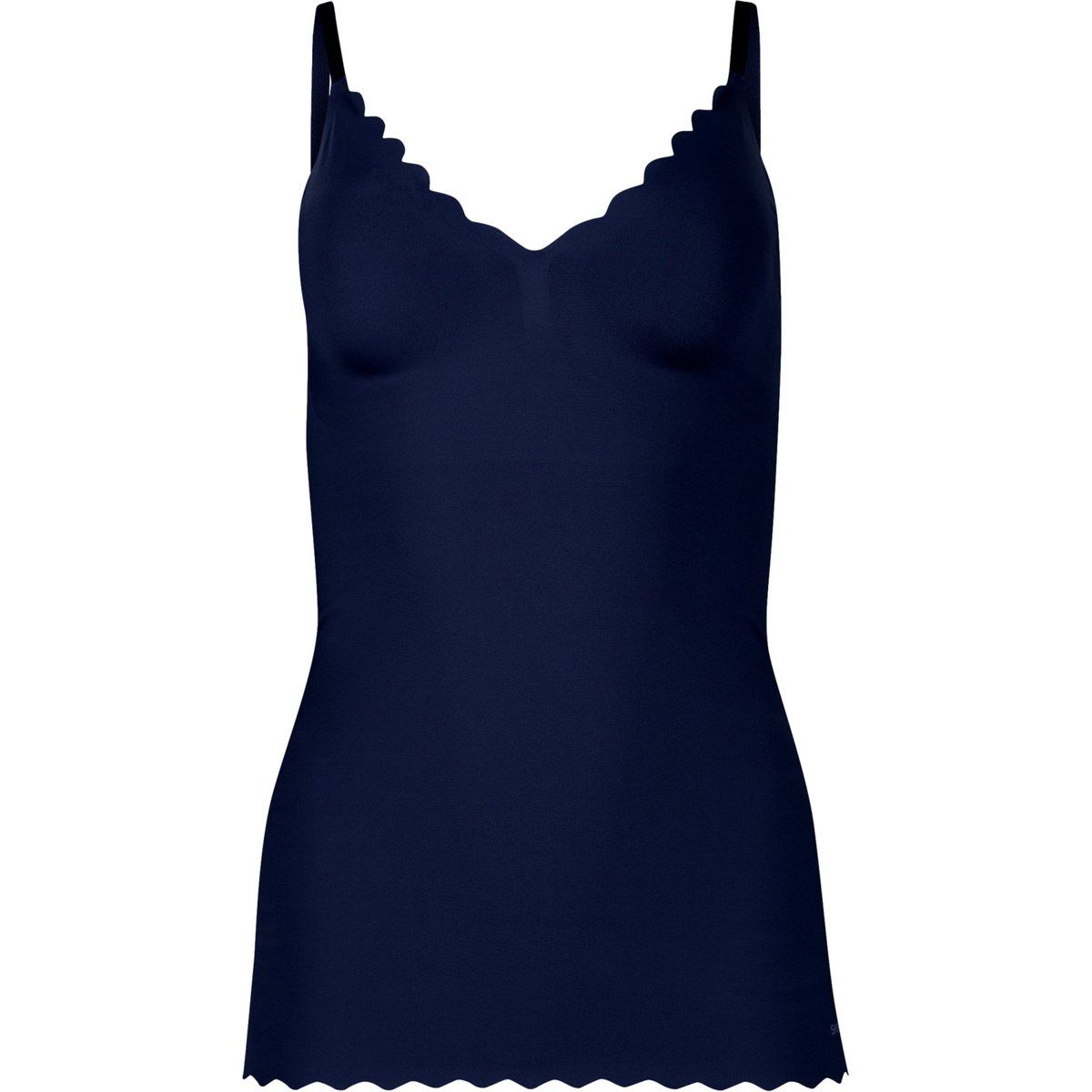 Nahtloses Camisole mit Bogenkanten