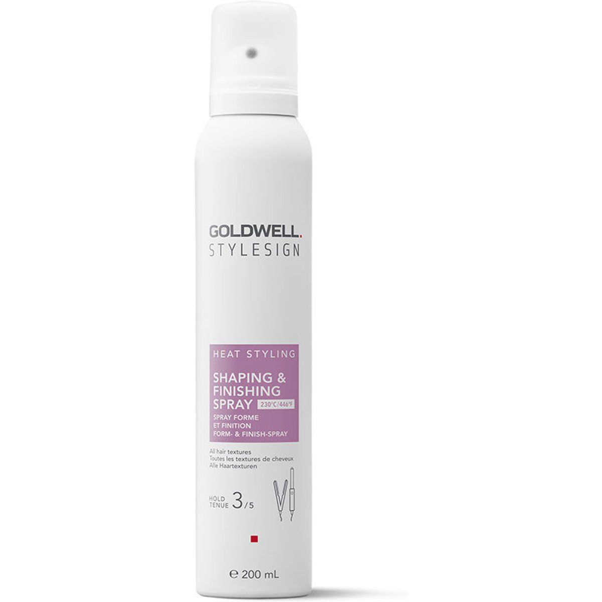 Formgebendes Hitzeschutz- und Finish-Spray