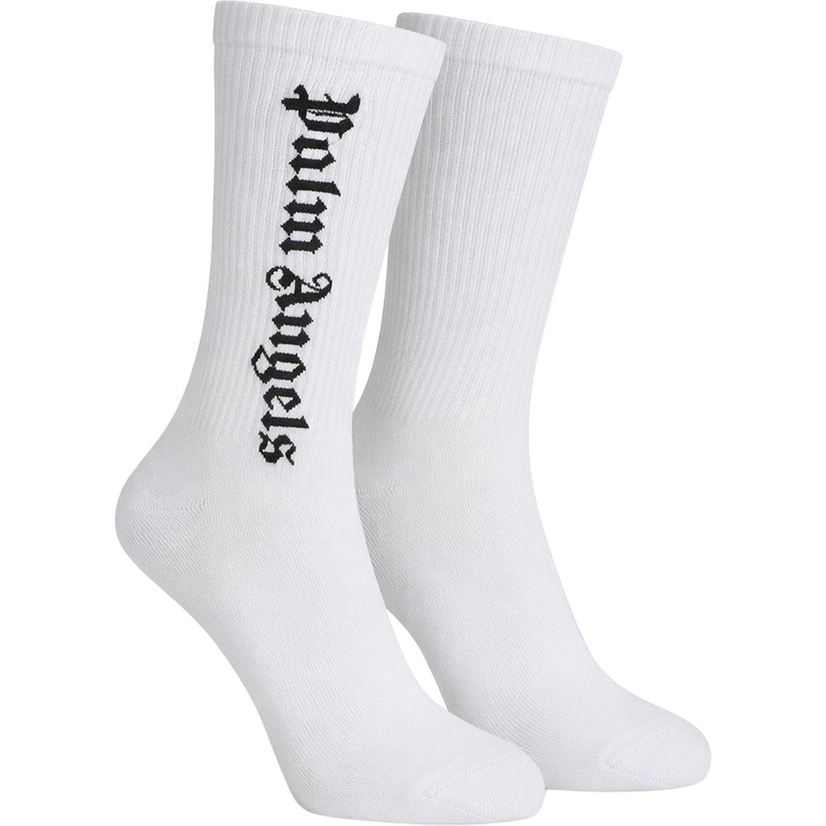 Hohe Gerippte Logo-Socken