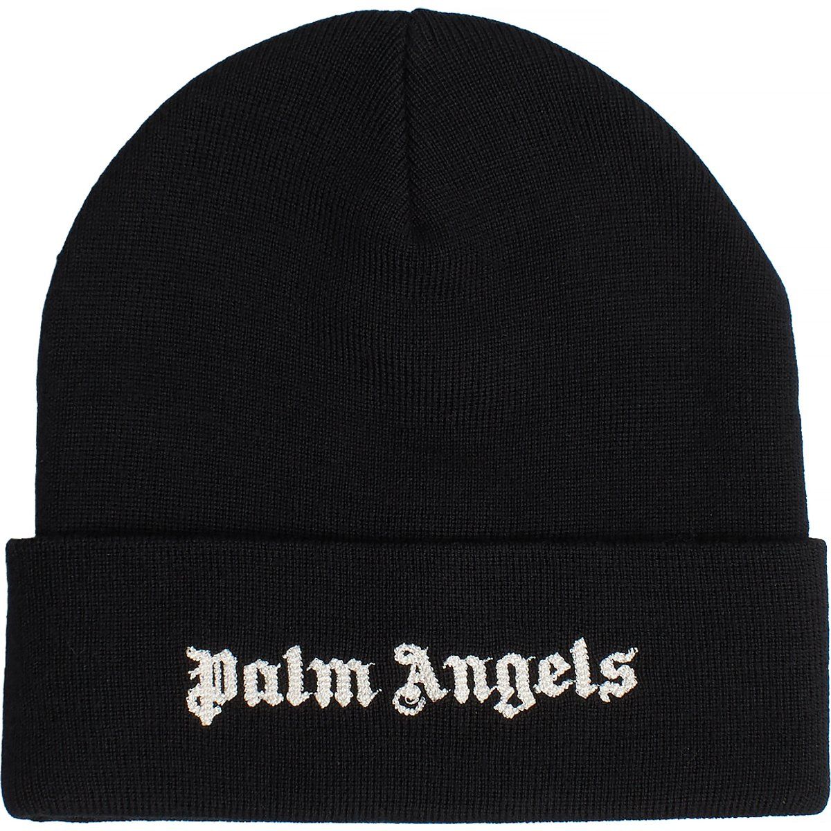 Klassische Strickbeanie mit Umschlag