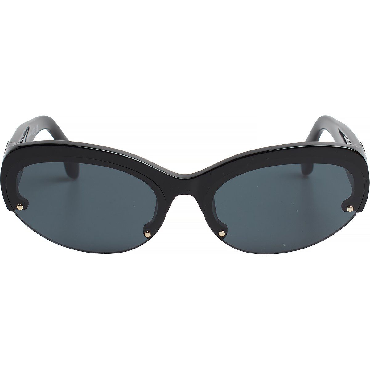 Futuristische ovale Wraparound-Sonnenbrille
