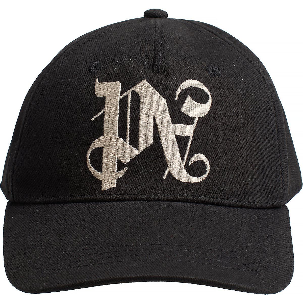 Baumwoll-Cap mit gotischem Monogramm
