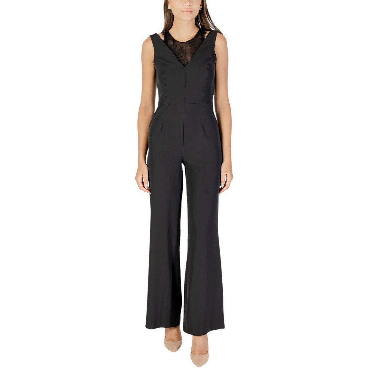 Eleganter Jumpsuit mit weitem Bein