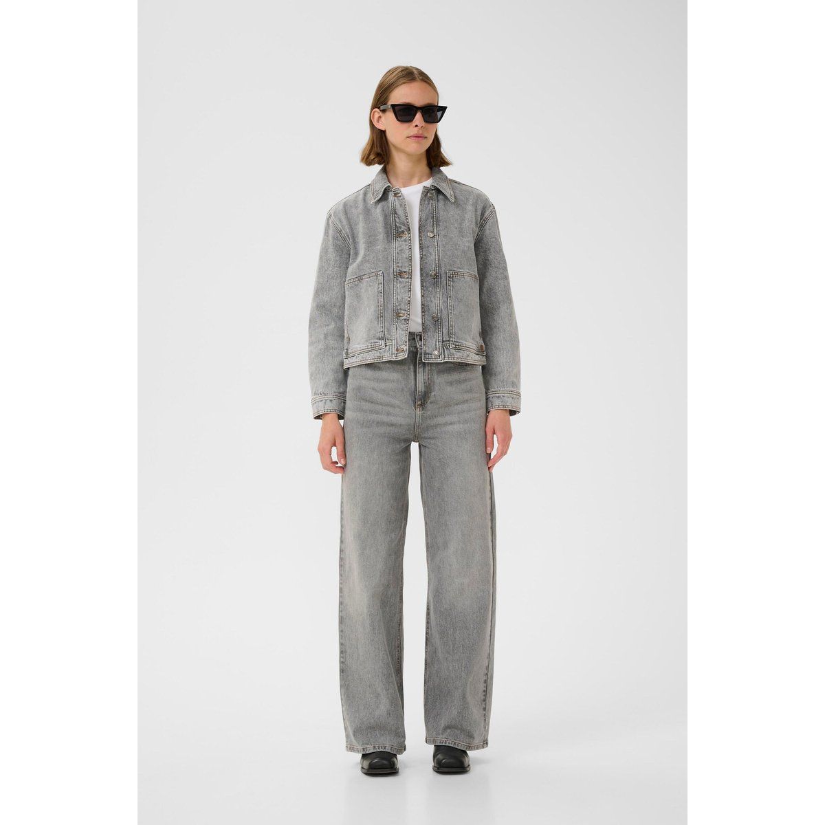Denimjacke mit entspannter Passform